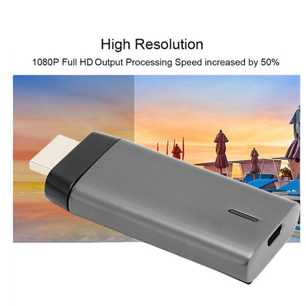 Dual Band HD Trådløs Display Receiver til Android og Windows - WiFi Display Dongle Adapter 2.4G/5G
