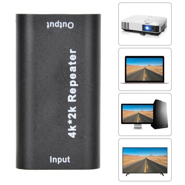4K*2K HDTV Signalforstærker 40M Repeater Adapter Hun til Hun