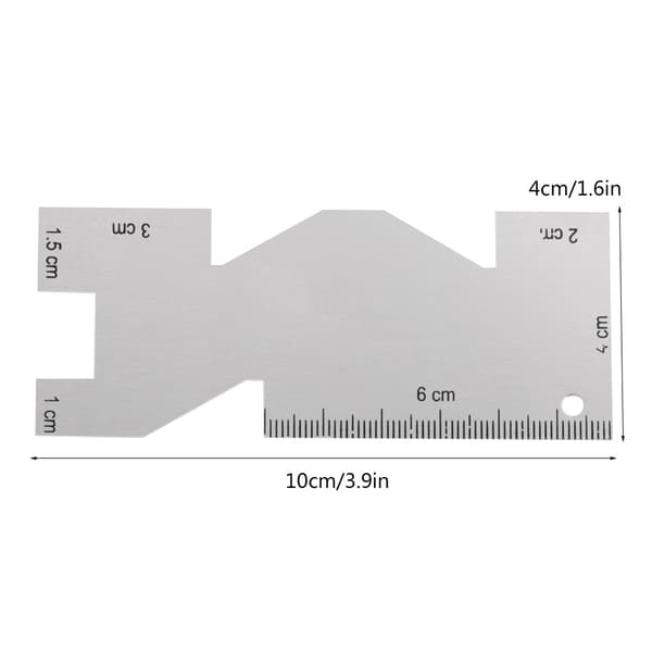 Metall Quilting Linjal - Syverktygstillbehör