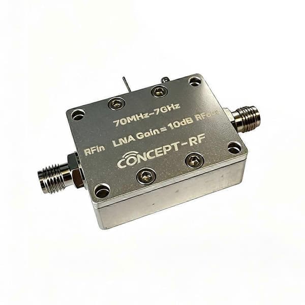 CONCEPT-RF LNA Lavstøjsforstærker, 70MHz-7GHz, 10dB, Ydeevne Bedre End TQP3M9037