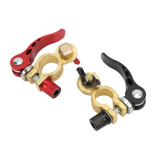 2 stk. Batteri Quick Release Terminal 16‑18mm Positiv Negativ Universal Connector til Automobiler RV'er Skibe