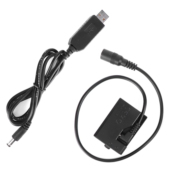USB till ACK-E10 Full Dekodning Dummy Batteri för Rebel T3/T5/T6/T7/T100 Kamera