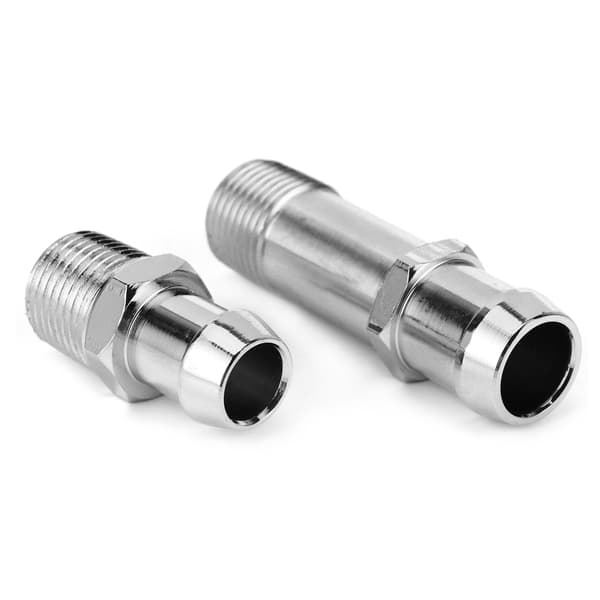2st Värmeslang Kopplingar Anslutning för 3/4in Vattenpump 5/8in Insug Auto Biltillbehör