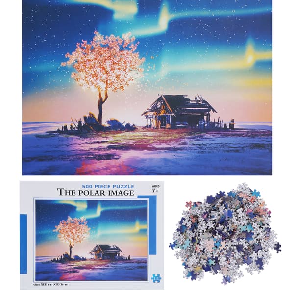 500 st Barn Utsökta Mönster Pussel Jigsaw Förälder Barn Interaktion Leksaker Gåva (LL5004)