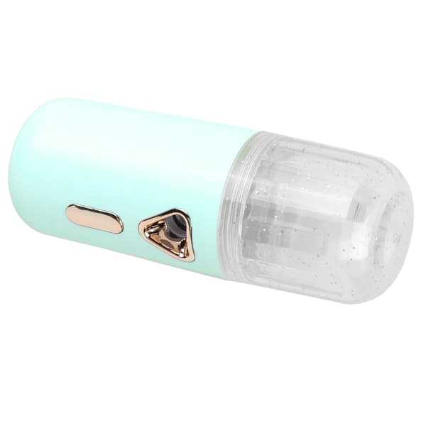 30ml Mini Ansiktsfuktare Bärbar Nano Atomisering USB Laddning Ansiktsmistspray Grön