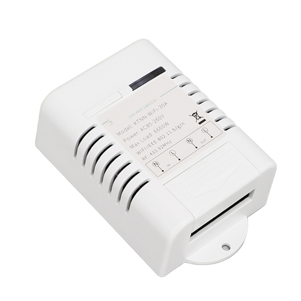 Smart Switch Realtidsfeedback Stemmestyring Intelligent Timing WiFi Switch AC 85V til 260V