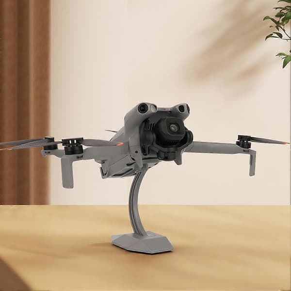 Drone Display Stand til DJI Mini 5/4/3 Pro Stabil Skrivebordsbeslag Holder Vigtigt Drone Tilbehør Harmaa