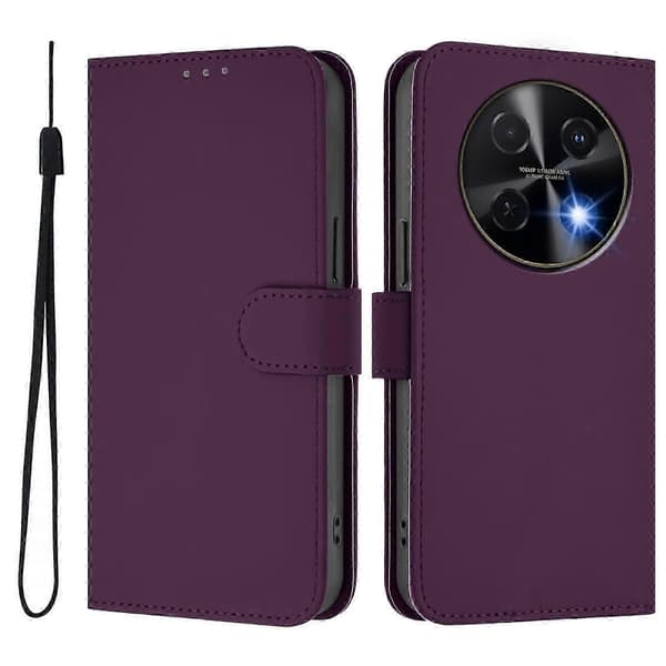 PU-skal med hudkänsla för Huawei Nova 12i 4G Violet