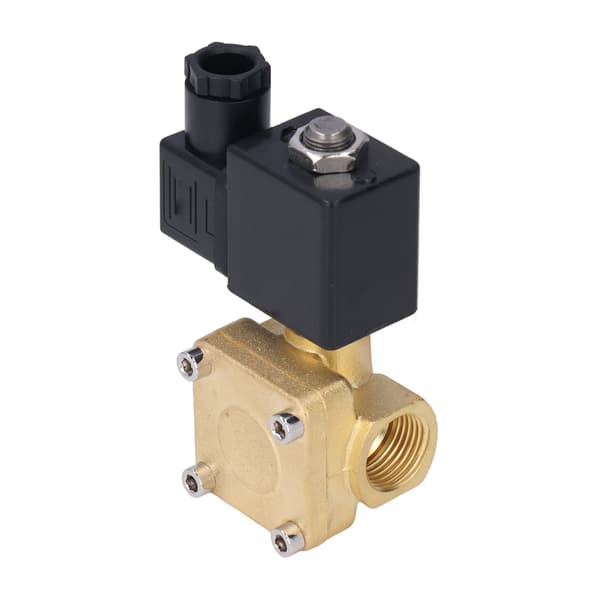 G1/4in Normalt Stängd Elektrisk Magnetventil 2 Positioner 2 Vägs Membran Högtrycksventil AC220V