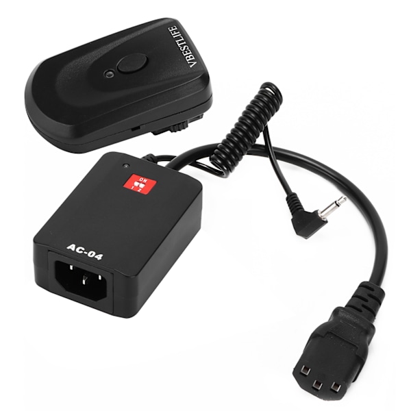 VBESTLIFE AC110‑240V 4-kanals trådløs studio-flashtrigger fjernbetjent flashtrigger-modtager