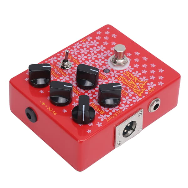 Basguitar Effektpedal Driver med DI Rørforstærker XLR Udgang Instrumenttilbehør CP‑59