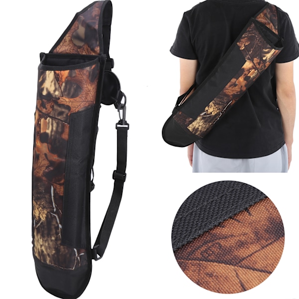 Lærred Carbon Glasfiber Pile Etui Rygsæk Type Universal Skulder Kogger Camouflage