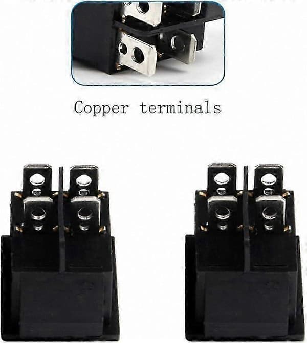 3 kpl DPST-keinukytkin, vihreä on/off, 16A/250V AC, 20A/125V AC