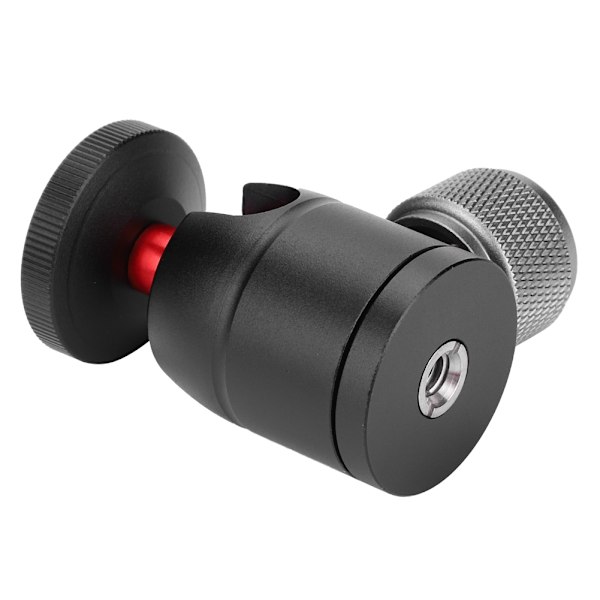 Aluminiumlegering 360° Vridbar Mini Kulled 1/4\" Skruvfäste för DSLR Kamera Stativ