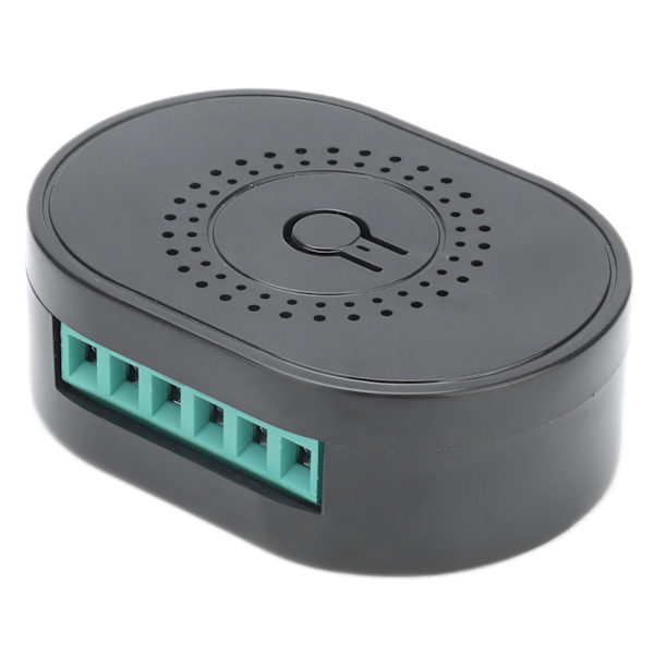 16A Smart Switch Dubbel Kontroll Tidsinställbar Multifunktionell På Av Kontroller Switch för ZigBee för Tuya 85‑250VSvart
