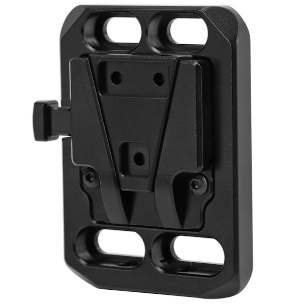 Full Metal V Mount Batterihållare CNC Ihålig V Lås Batteriplatta Adapter för Kamera