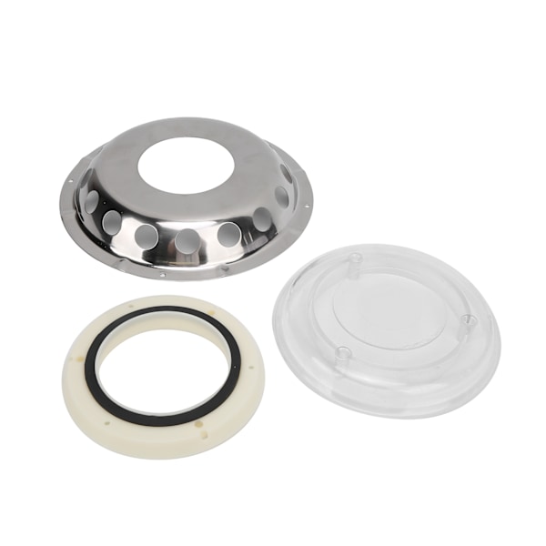 Ventilationsvindue i rustfrit stål, marine hardware samling, transparent center til skibe