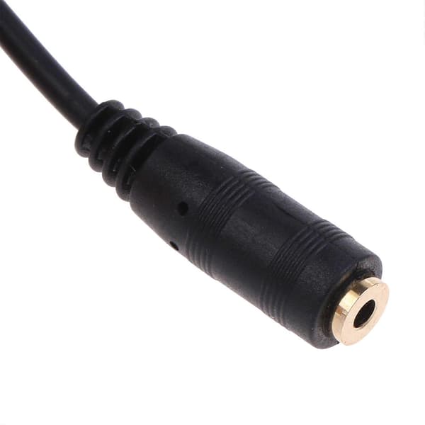 90 graders 2,5 mm til 2,5 mm han til hun-kabel til headset, hovedtelefoner, mobiltelefon, lydudskiftningskabel, kabeladaptere 3m