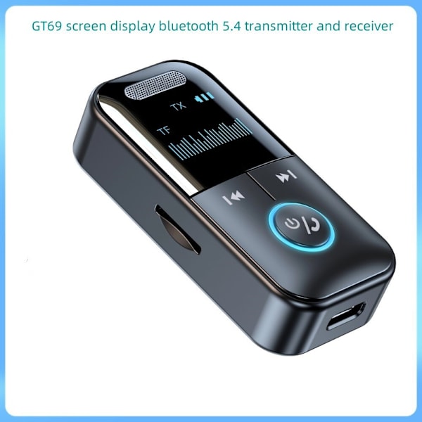 Bluetooth 5.4 Audio Transmitter Modtager, 4-i-1 Trådløs Transmitter Adapter, 5.4 Trådløs Audio Adapter