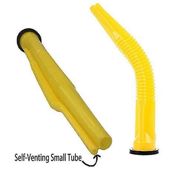 Universal gasburksutbyte, flexibla hällmunstycken, packningssats med krage och propp yellow