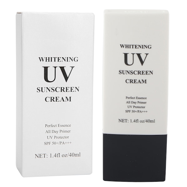 40 ml SPF 50+/PA+++ Blegende UV Solcreme Fugtgivende Lysnende Creme