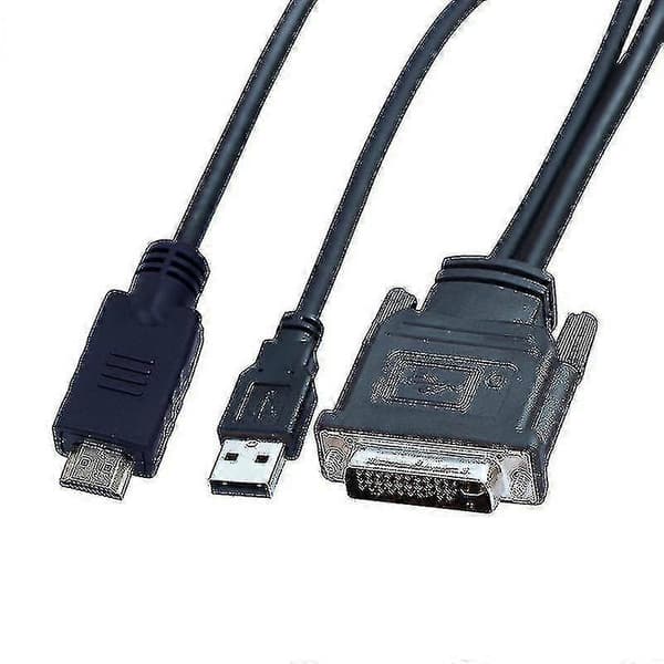 【03】Dvi M1-da 30+5-bens til HD-kompatibelt kabel Dual Link+ USB-projektorkabel 1,7m,CJY