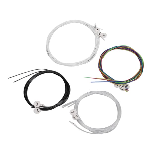16 stk. Ukulele Multicolor Strenge Universal Nylonstreng Udskiftning til Venner Farvebelægning