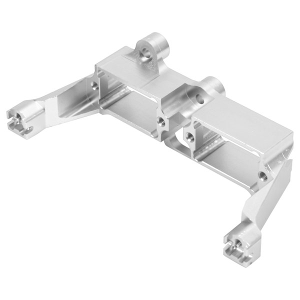 Differentialspärrfäste i aluminiumlegering för Traxxas Trx4 1/10 RC Crawler Silver