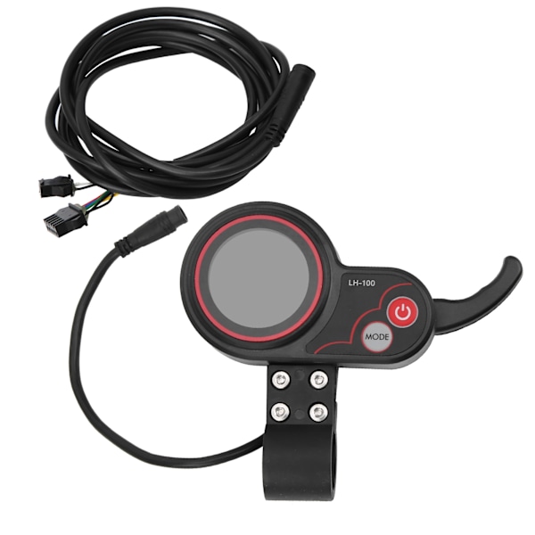 Display Tommelfingergas 2 i 1 Speedometer Manuel Kontrolpanel til Elektrisk Cykel Scooter Aftale 2 48V