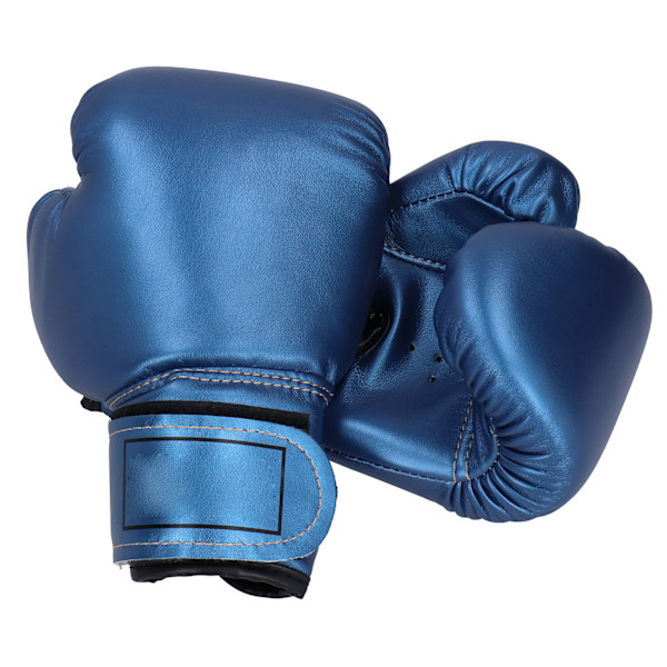 2 st Barn Boxhandskar Träning Fighting Sparring Stansning Kickboxning Handskar Blå