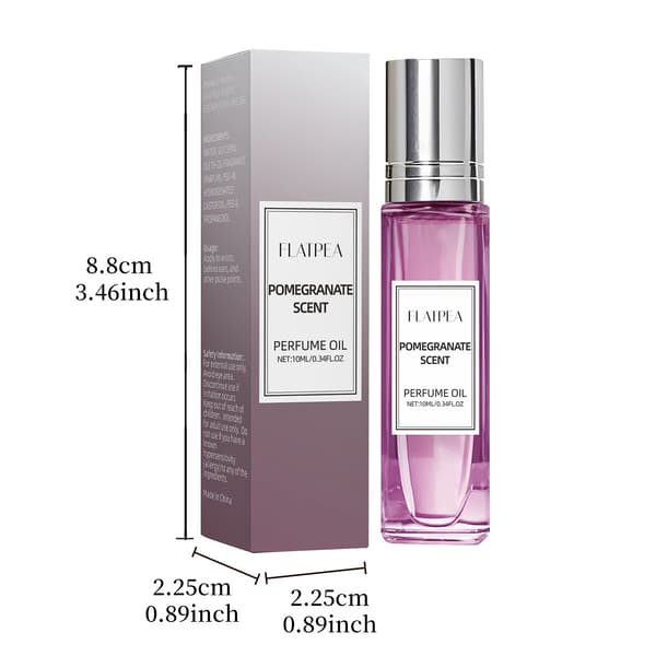 Granatäpple eterisk olja, en blommig och fruktig doft för kvinnor. 10 ml bärbar parfym