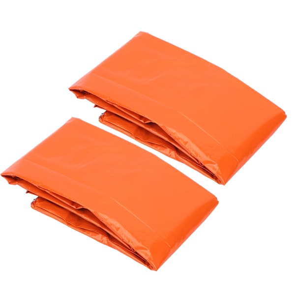 2st/Set PE Aluminiumfilm Nödsovsäck Vattentät Termisk Sovsäck för Camping