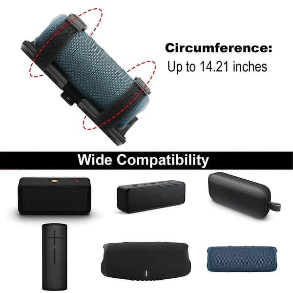 【03】Portable Speaker Mount for Jet Ski/Snowmobile/Boat/, Speaker Mount Metal Speaker Holder for