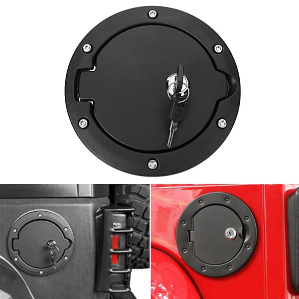 Brændstoftankdæksel med lås passer til Jeep Wrangler JK 2007-2017