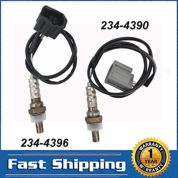 【03】2 stk. O2 iltsensor til Mazda 5 2.3L 2006-2007 Mazda 3 2.0L 2.3L 2004 2005 Opstrøms Nedstrøms 4 ledninger Lambda Bildeler