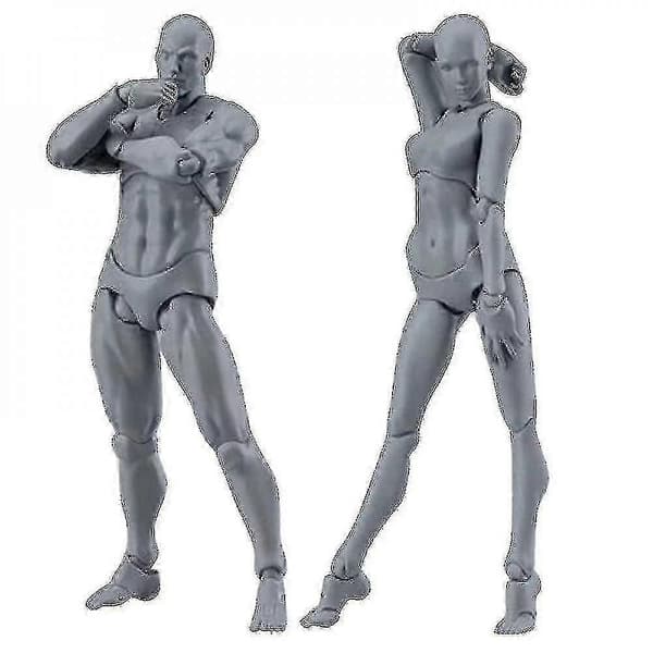 1 sæt tegnefigurer til kunstnere actionfigur model menneskelig mannequin-Yvan