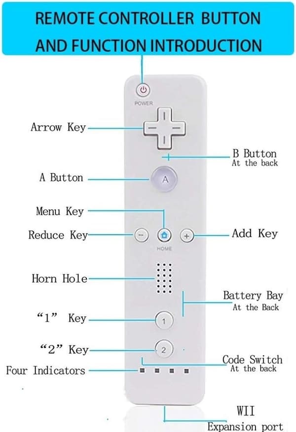 【03】2-pak trådløs controller og Nunchuck til Wii- og Wii U-konsoller - Perfekt