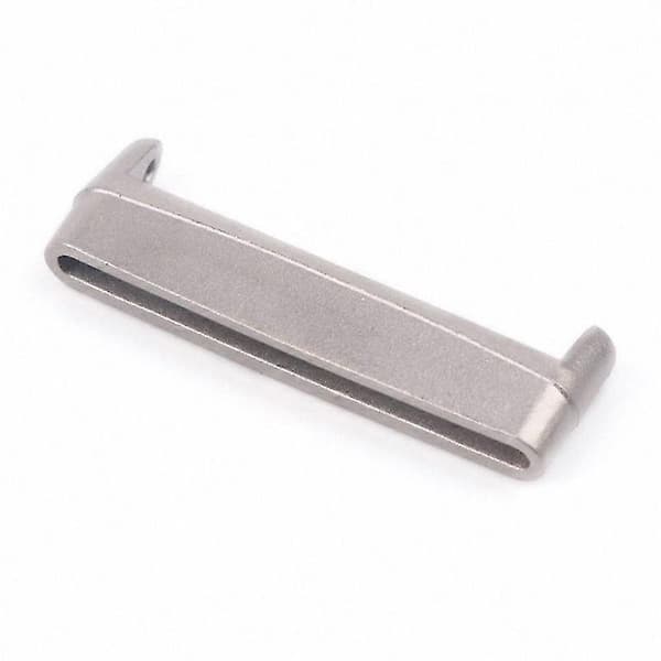 Metallinen sovitinsarja kellon rannekkeelle aktiivisuusrannekkeeseen Silver Silver