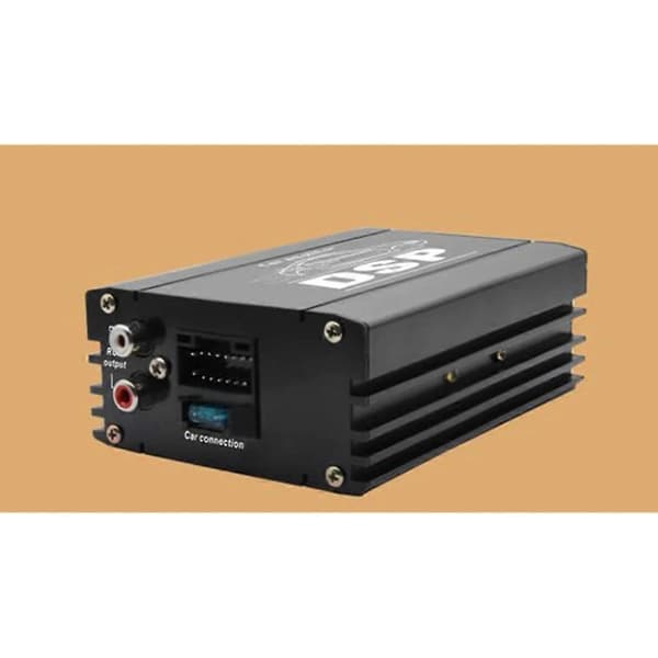 4x50W för bil DSP digital ljudprocessor 4 in 6 ut för DSP bilslutsteg för bil DSP-förstärkare Black
