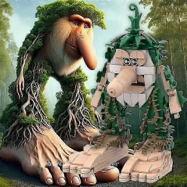 Brainrot AI Byggklossar - Tunga Actionfigurer för Kreativa Barn G