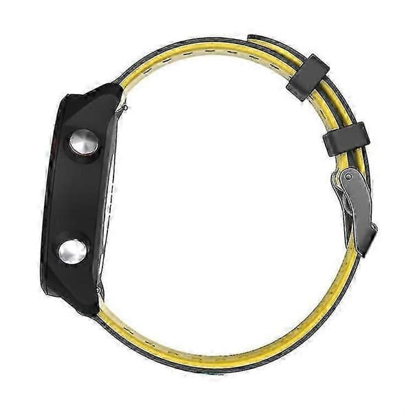 Til Garmin Venu Sq 20 mm blandet farve silikone urrem FMNH White-Red