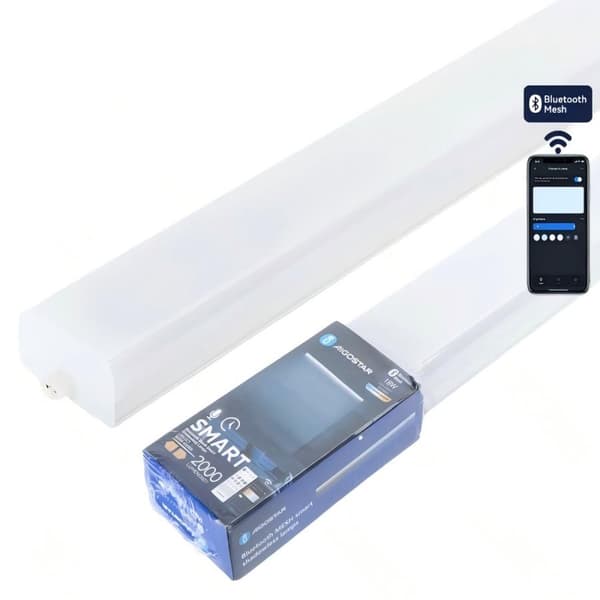 Aigostar 1,2 m 40 W 6500 K älykäs Bluetooth Mesh -lamppu, varjoton LED-paneeli toimistoon