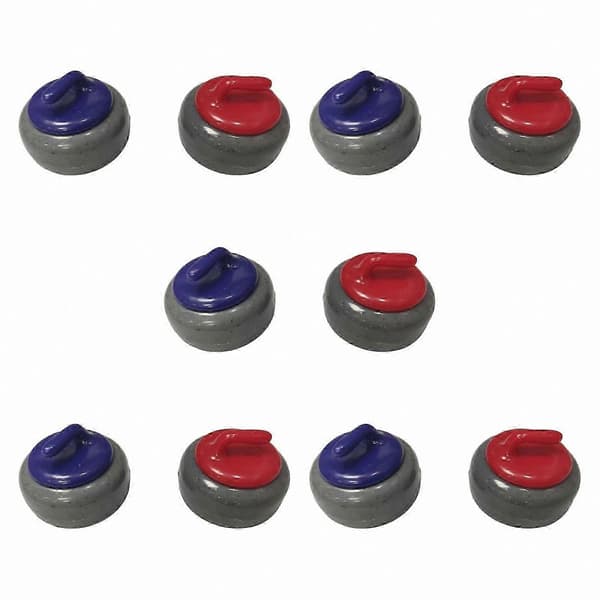 Shuffleboard-pucks til bordspil, curlingtilbehør 10Pcs 2.5x1.56cm