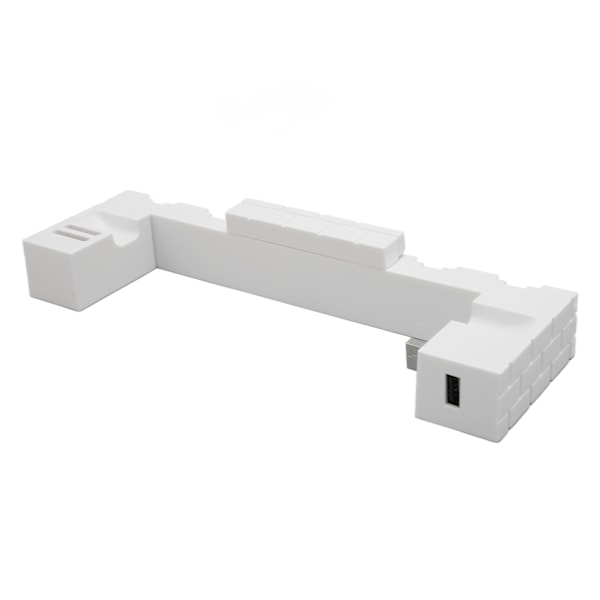 til Switch Opladningsdock Sikkerhedsbeskyttelse Controller Oplader Dockingstation til Joycon Oplader Op til 4 stk til Switch OLED Hvid
