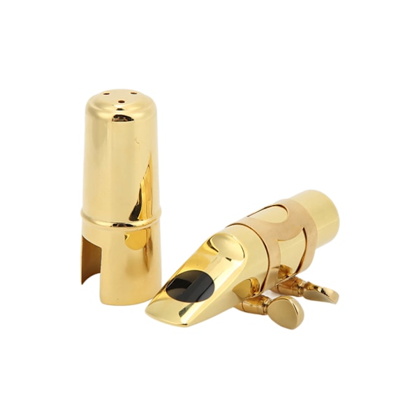 Saxofon Munstycksset Metall för Althorn Altsax med Lock Kuddar Instrumenttillbehör Nr.8 Storlek