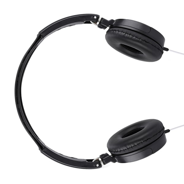 Foldbart kompakt kablet headset Stereo HiFi musik hovedtelefon