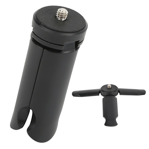 Mini skrivbordsstativ för selfiestick monopod stabilisator med 1/4-tums skruv för kamera