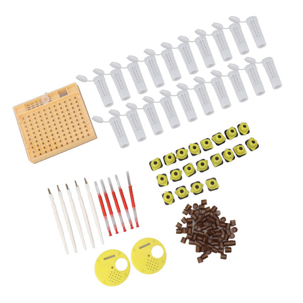 Drottningodlingssystem Plast Odling Cell Cup Kit Biodling Grafting Utrustning Tillbehör