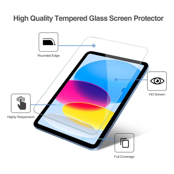 【03】2-PACK iPad (A16) gen 11 2025 näytönsuoja karkaistu lasi 9H transparent