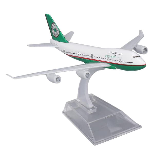 Flymodel Høj Simulationslegering Passagerflymodel Legetøj med Stand til Samling og Dekoration